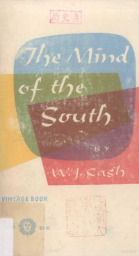 W.J.Cash — The Mind of The South