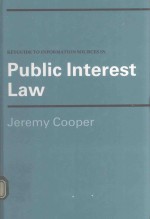 JEREMY COOPER — KETGUIDE TO INFORMATION SOURCES IN PUBLIC INTEREST LAW