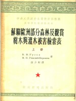 （苏联）В.И.顾塞夫，М.Н.里姆斯基·诃沙诃夫著；孙少轩译 — 中央人民政府高等教育部推荐高等学校教材试用本 苏联欧洲部分森林及观赏树木与灌木被害检索表 上