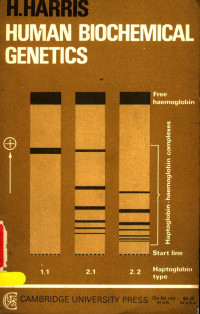 H.HARRIS — HUMAN BIOCHEMICAL GENETICS