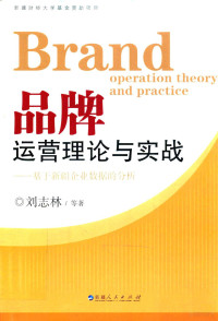 刘志林等著, 刘志林等著, 刘志林 — 品牌运营理论与实战 基于新疆企业数据的分析