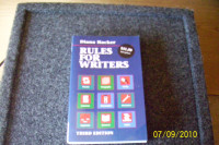 DIANA HACKER, Hacker, Diana — RULES FOR WRITERS A BRIEF HANDBOOK THIRD EDITION