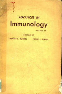 FRANK J.DIXON — ADVANCES IN IMMUNOLOGY VOL.29