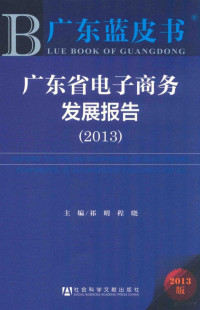 祁明，程晓主编, 祁明, 程晓主编, 祁明, 程晓 — 广东省电子商务发展报告 2013 2013版