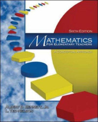 ALBERT B.BENNETT L.TED NELSON, Albert B. Bennett, Jr., L. Ted Nelson — MATHEMATICS FOR ELEMENTARY TEACHERS A CONCEPTUAL APPROACH THIRD EDITION