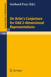 Gerhard Frey — On Artin's Conjecture for Odd 2-Dimensional Representations