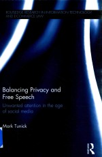 Mark Tunick — Balancing Privacy and Free Speech Unwanted attention in the age of social media