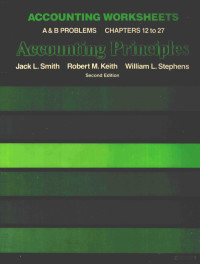 Jerry J. Weygandt, Donald E. Kieso, Paul D. Kimmel — Accounting Principles: Chapters 1-12