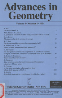 T.GRUNDHOFER AND K.STRAMBACH — ADVANCES IN GEOMETRY VOLUME 4 NUMBER 1 2004