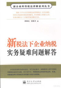 翟继光，张晓冬著, 翟继光, 张晓冬著, 翟继光, 张晓冬 — 新税法下企业纳税实务疑难问题解答