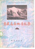 李延栋主编 — 青藏高原地质文集 4 第四纪地质·冰川