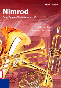 Elgar Edward and arranged by Gunter Carlier — Nimrod from Enigma Variations op.36 Brass Quintet