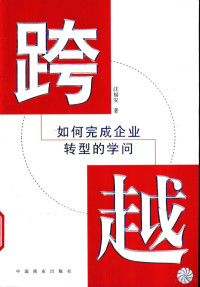 汪福安著, 汪福安著, 汪福安 — 跨越 如何完成企业转型的学问