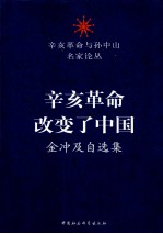 金冲及著 — 辛亥革命改变了中国 金冲及自选集