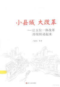 卢跃东编著, 卢跃东等著, 卢跃东 — 小县域 大改革