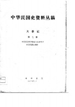 中国社会科学院近代史研究所 中华民国史研究室 — 中华民国史资料丛稿大事记 第七辑