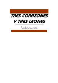 Anderson Poul — Tres Corazones Y Tres Leones