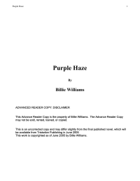 Williams Billie — Purple Haze