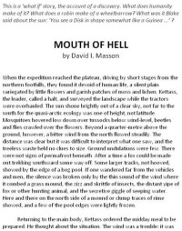 Masson, David I — Mouth of Hell (Short Story)