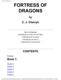 Cherryh, C J — Fortress of Dragons