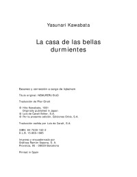 Yasunari Kawabata — La casa de las bellas durmientes