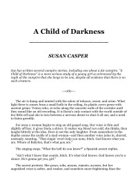  — Susan Casper -A Child of Darkness