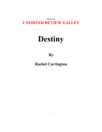 Carrington Rachel — Destiny