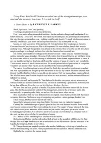 Lankey Laurence — Incident in Space