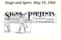 Wodehouse Pelham G — Signs and Portents: A James Innes Cricket Story