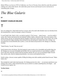 Wilson, Robert Charles — The Blue Gularis