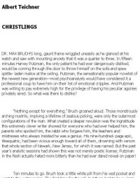 Teichner Albert — Christlings (Short Story)