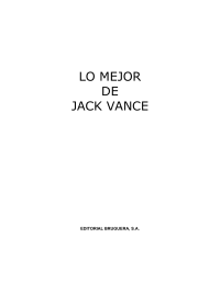 Vance Jack — Lo mejor de Jack Vance - Velero 25 - El ultimo castillo