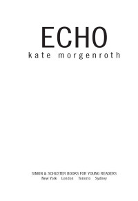 Morgenroth Kate — Echo