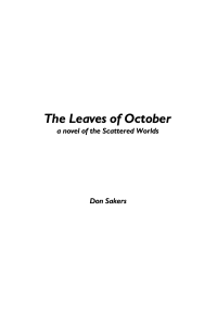 Sakers Don — The Leaves of October