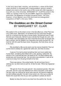 Clair, Margaret St — The Goddess on the Street Corner