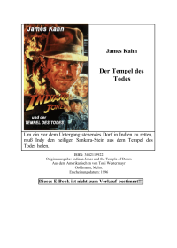 Kahn James — Der Tempel des Todes