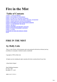 Lisle Holly — Fire In The Mist