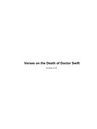 Swift Jonathan — Verses on the Death of Doctor Swift