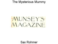 Rohmer Sax — The Mysterious Mummy