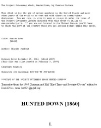 Dickens Charles — Hunted Down: The Detective Stories of Charles Dickens