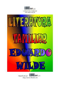 Wilde Eduardo — Literatura Familiar