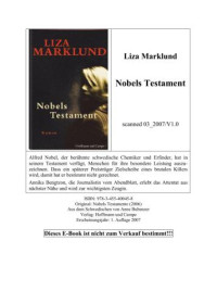 Marklund Liza — Nobels Testament