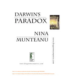 Munteanu Nina — Darwin's Paradox