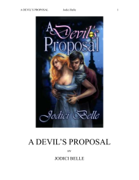 Belle Jodici — A Devil's Proposal