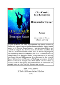 Cussler Clive — Brennendes Wasser