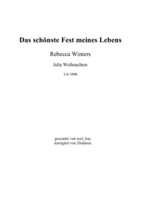 Winters Rebecca — Das schönste Fest meines Lebens