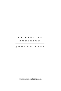 Wyss Johann — La Familia Robinson