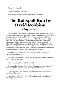 Robbins, David L — The Kalispell Run