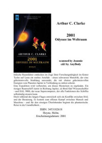 Clarke, Arthur C — 2001-Odyssee im Weltraum