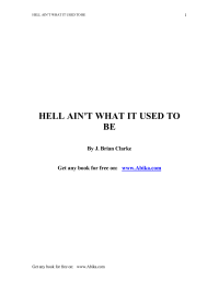 Clark Brian — Hell Ain't What It Used To Be